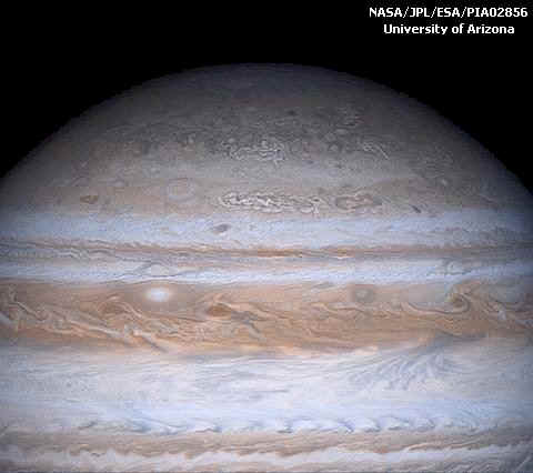  La vue ci-dessous montre Jupiter  19 millions de km de Cassini.