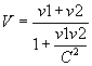la vraie quation de la vitesse : la formule de Lorentz