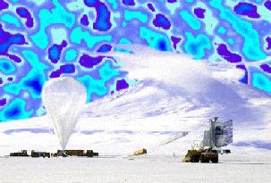 Le projet, nomm Boomerang (Balloon Observations of Millimetric Extragalatic Radiation and Geophysics), a obtenu des images autor du ple Sud.