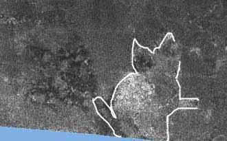 Une zone a t surnomme " Si-Si " ou le " chat d'Halloween " parce qu'elle ressemble  un chat 