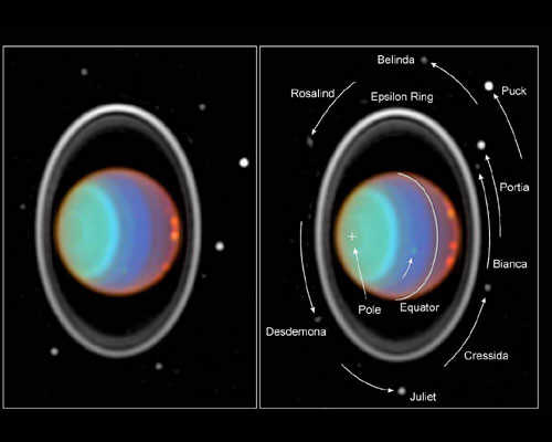 Hubble Tracks Clouds on Uranus (click to enlarge)